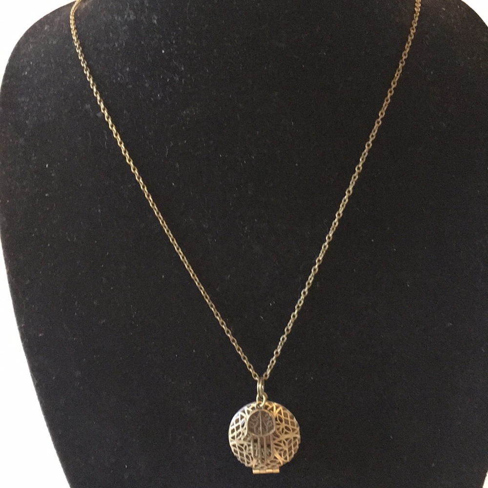 Aromatherapy essential oil diffuser necklace